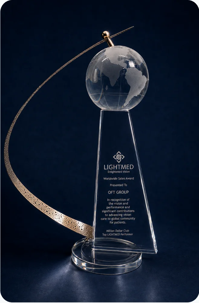 Troféu Lightmed de maior vendedor de lasers